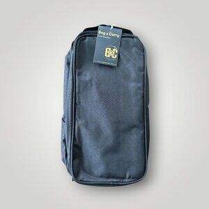 NWT - Bag & Carry (B&C) Travel Hanging Toiletry Bag - Black